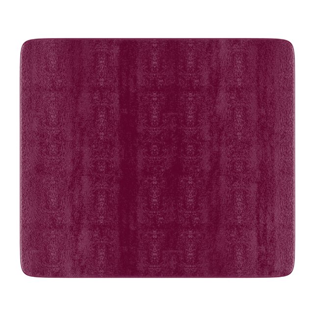 Planche À Découper Rouge violet de couleur solide (Devant)
