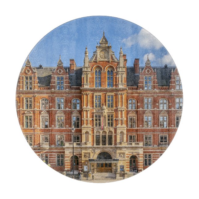 Planche À Découper Royal College of Music : coucher du soleil. (Devant)