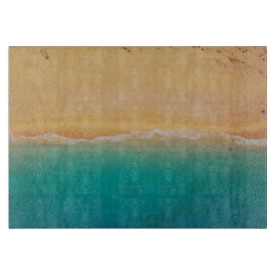 Planche À Découper Sable et rivage de la mer Photo