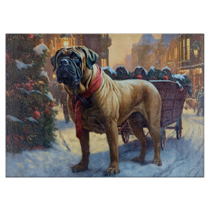 Planche À Découper Saison de Noël de Bullmastiff