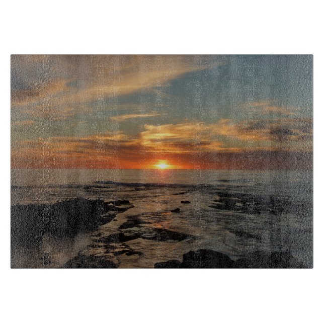 Planche À Découper San Diego Sunset II California Seascape (Devant)