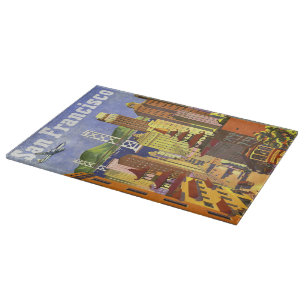 Planche À Découper San Francisco vintage