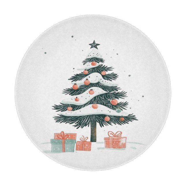 Planche À Découper sapin de Noël  (Devant)