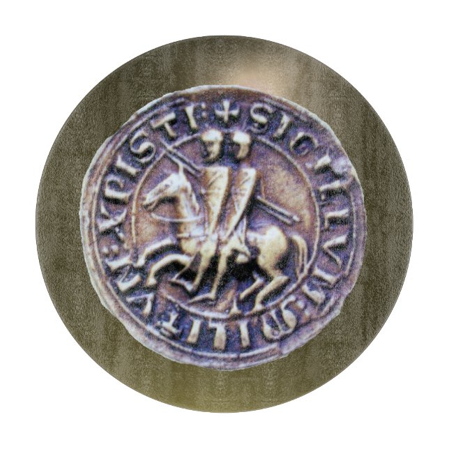 Planche À Découper SCEAU DES CHEVALIERS MODÈLE JEU gris (Devant)