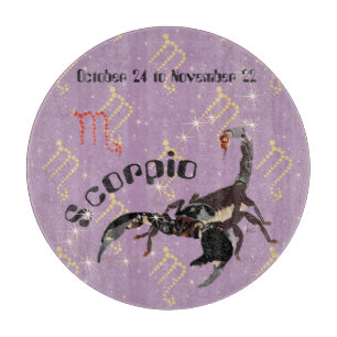 Planche À Découper Scorpio oct. 24 to nov. 22 Glass Cutting Boards
