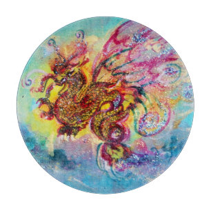 Planche À Découper SEA DRAGON Aqua Imaginaire bleu rose
