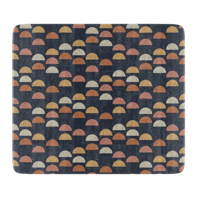 Planche À Découper Semi motif géométrique de cercle (Devant)