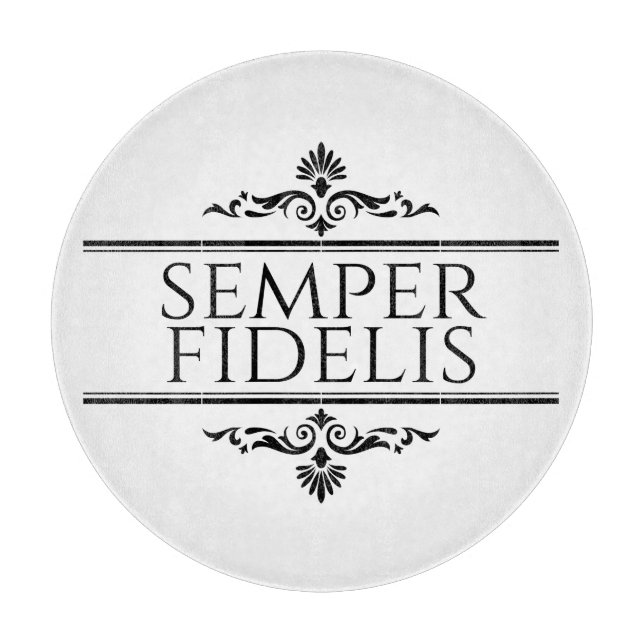 Planche À Découper Semper Fidelis (Devant)
