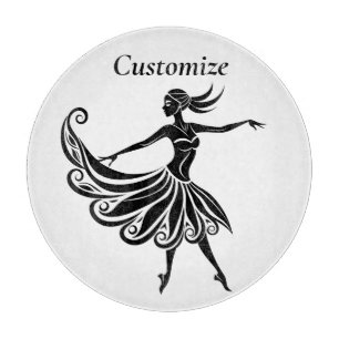 Planche À Découper Silhouette Danseuse Africaine Art Thunder_Thunder_