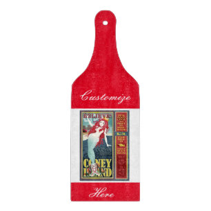 Planche À Découper sirène rouge d'île de lapin