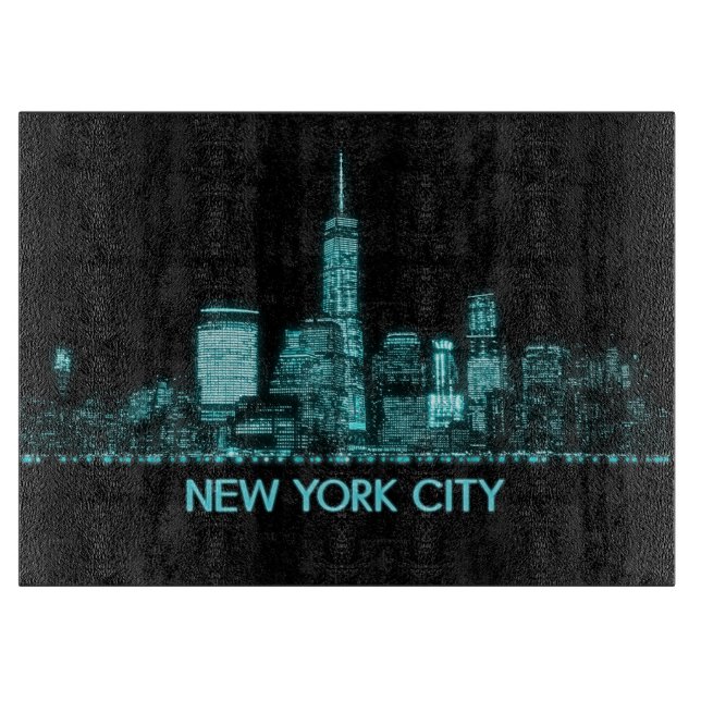 Planche À Découper Skyline de New York (Devant)