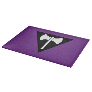 Planche À Découper SlipperyJoe's Lesbian Pride drapeau labrys symbole
