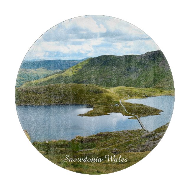 Planche À Découper Snowdonia Wales. (Devant)