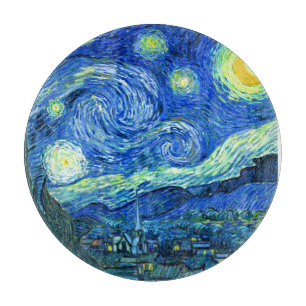Planche À Découper soirée starry de vincent van gogh