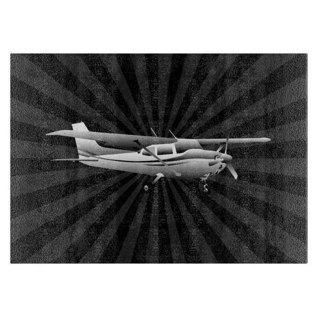 Planche À Découper Soleil d'éclatement volant de la silhouette de Ces (Devant)