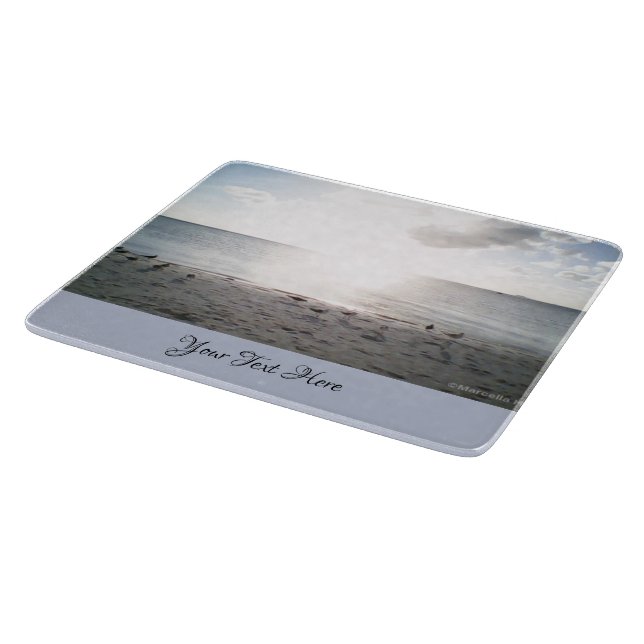 Planche À Découper Soleil Gloire À La Plage (Coin)