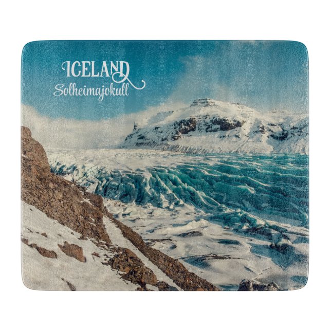 Planche À Découper Solheimajokull, Islande (Devant)