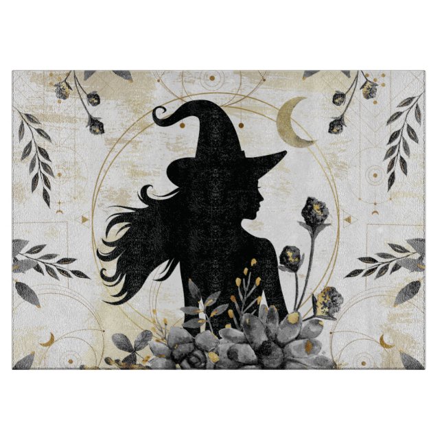 Planche À Découper Sorcière contemporaine d'Halloween 3 (Devant)
