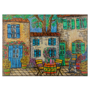 Planche À Découper Souvenirs de Provence Coupe