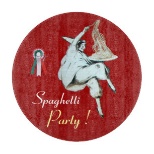 Planche À Découper SPAGHETTI PARTY CUISINE ITALIENNE, RESTAURANT Roug