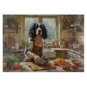 Planche À Découper Springer Spaniel cuisine dans la cuisine
