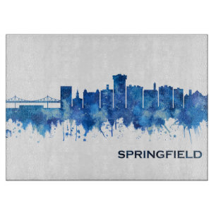 Planche À Découper Springfield Missouri Skyline Blue