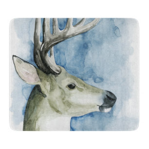 Planche À Découper Stag errant - Aquarelle