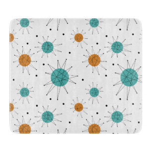 Planche À Découper Starburst franciscain Turquoise Orange au milieu d