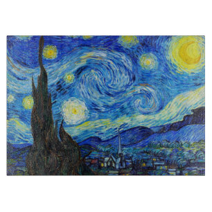 Planche À Découper Starry Night Vincent Van Gogh peinture paris