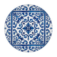 style italien, méditerranéen, mosaïque, bleu,