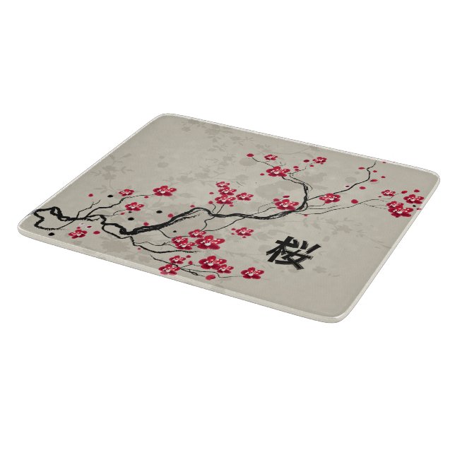 Planche À Découper Style oriental Sakura Cherry Blossom Art (Coin)