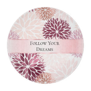 Planche À Découper Stylish Chic Rose Floral Fête de Mariage