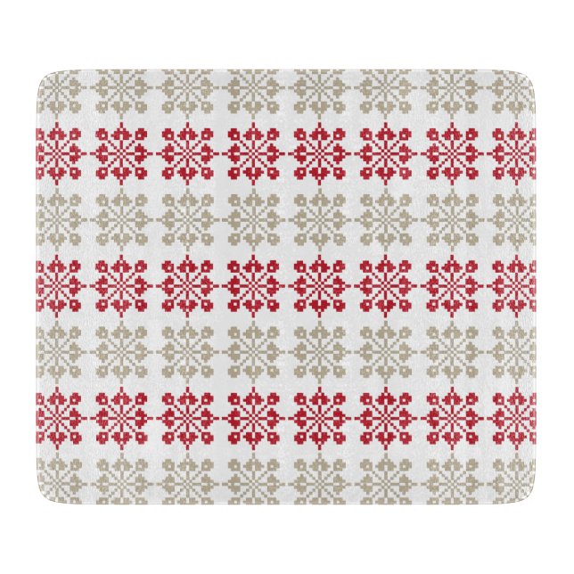 Planche À Découper SUN traditionnel letton motif géométrique VI (Devant)