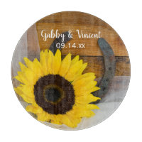 Sunflower and Horseshoe Country Western Wedding
