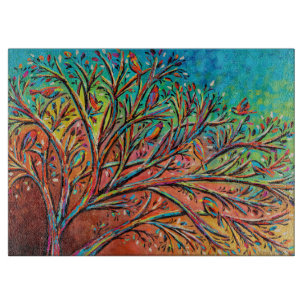 Planche À Découper Sunrise Treetop Birds II