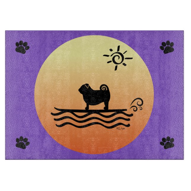 Planche À Découper Surf carlin (Devant)