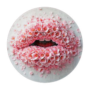 Planche À Découper Sweet Bloom Lips Art