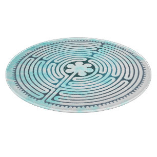 Planche À Découper Symbole de géométrie sacrée - Chartres Labyrinthe 