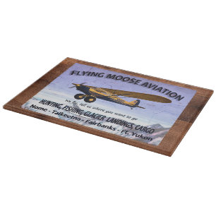 Planche À Découper Symbole de l'aviation vintage de l'orignal