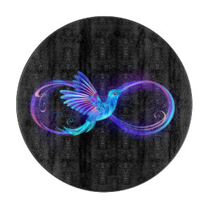 Planche À Découper Symbole de Neon Infinity par Glowing Hummingbird