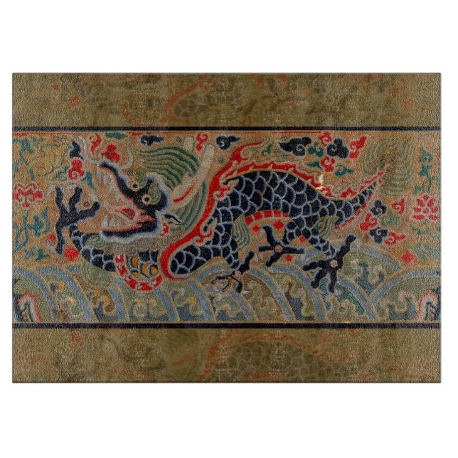 Planche À Découper Symbole dragon chinois Antique asiatique (Devant)