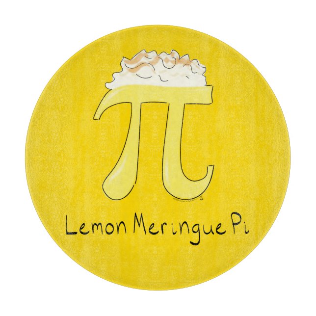 Planche À Découper Symbole Fantaisie Humour citron Pi (Devant)
