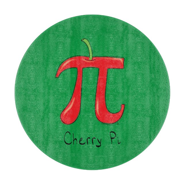 Planche À Découper Symbole Fantaisie Math Cherry Pi (Devant)
