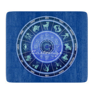 Planche À Découper SYMBOLE Soleil Zodiaque Calendrier Astrologie Thun