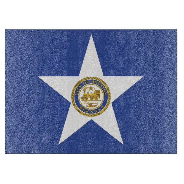 Planche À Découper Table à découper patriotique avec Drapeau de Houst (Devant)