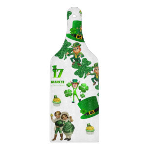 Planche À Découper Table de coupe de verre Bonne Saint Patrick's Day