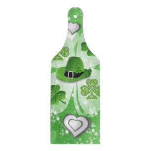 Planche À Découper Table de coupe de verre Bonne Saint Patrick's Day