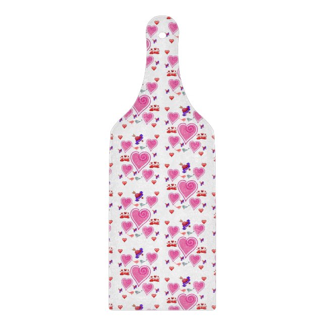 Planche À Découper Table de coupe de verre Saint-Valentin (Devant)
