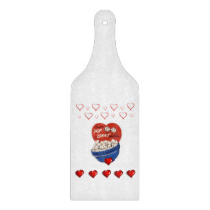 Planche À Découper Table de coupe de verre Saint-Valentin