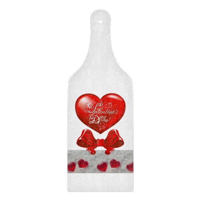 Planche À Découper Table de coupe de verre Saint-Valentin (Devant)